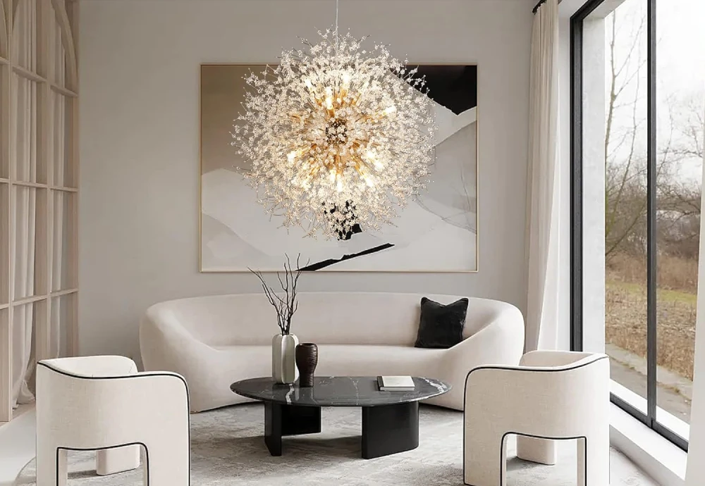 ceiling mount crystal chandelier